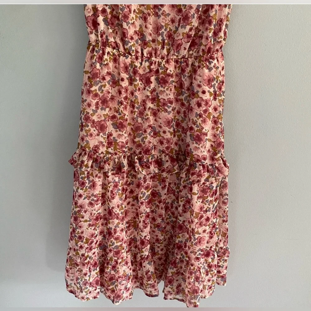 Monteau Multicolor Floral Dress Sz Small